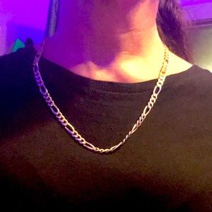 SterlingSilver Figaro chain $40 (paid $128)